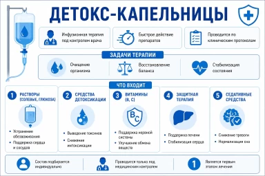 Капельница от наркотиков на дому для жителей Омска