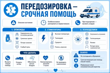 Помощь при передозировке для жителей Омска